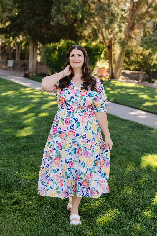 Linnea Midi Colorful A-Line Skirt