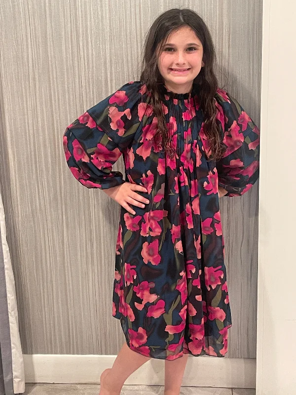 MGW24-117A Floral Dress Flowy Floral Skirt