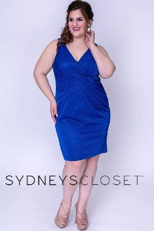 Sydneys Closet Prom Short Plus Size Homecoming Dress Vibrant Print Skirt