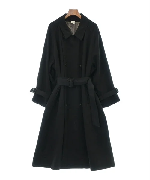 Casper John Trench coats Pleated Ruffled tiered