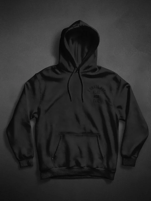ANTHEM HOODIE- BLACK/BLACK Streetwear Bomber Jacket