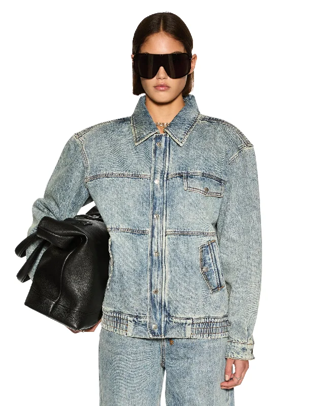ARIA BOMBER YOUTH Collared Jacket Crew Neck Jacket Turtle Neck Jacket