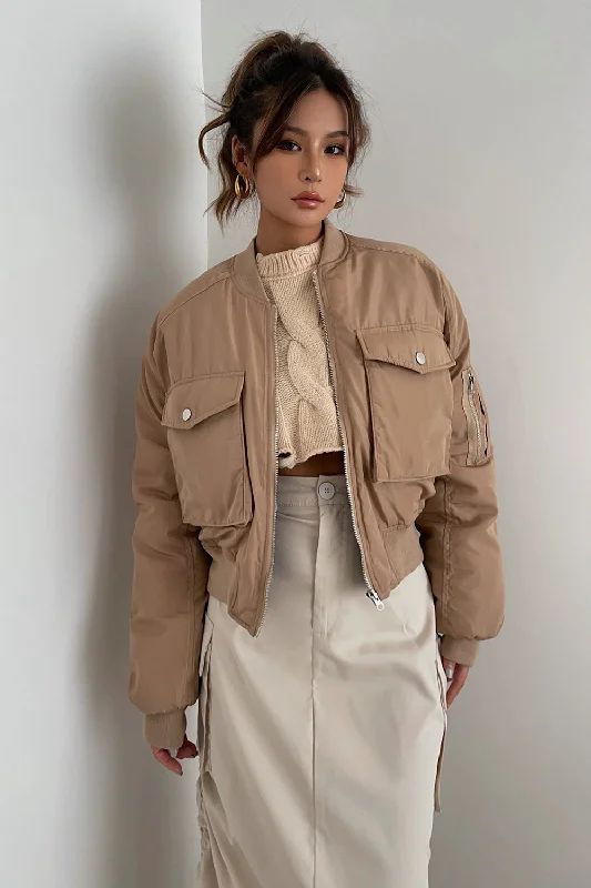 CannedPineapple street big pockets standing collar baseball jacket flight jacket autumn and winter new cotton jacket Drape Front Waterfall Coat