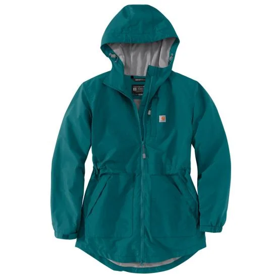 Women's Rain Defender Relaxed Fit Lightweight Coat Mesh Jacket Canvas Jacket Denim Jacket