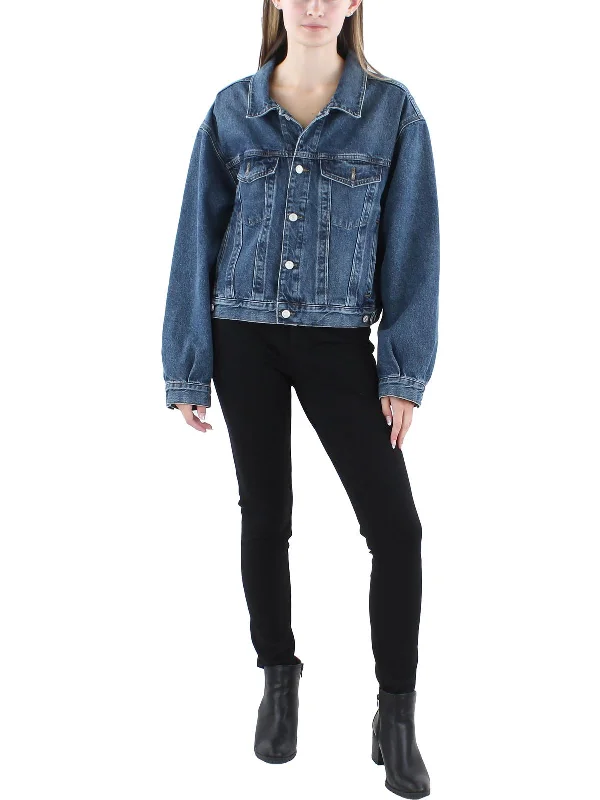 Charli Womens Organic Cotton Denim Denim Jacket Zippered Jacket Buttoned Jacket Snapped Jacket Charli Womens Organic Cotton Denim Denim Jacket Zippered Jacket Buttoned Jacket Snapped Jacket