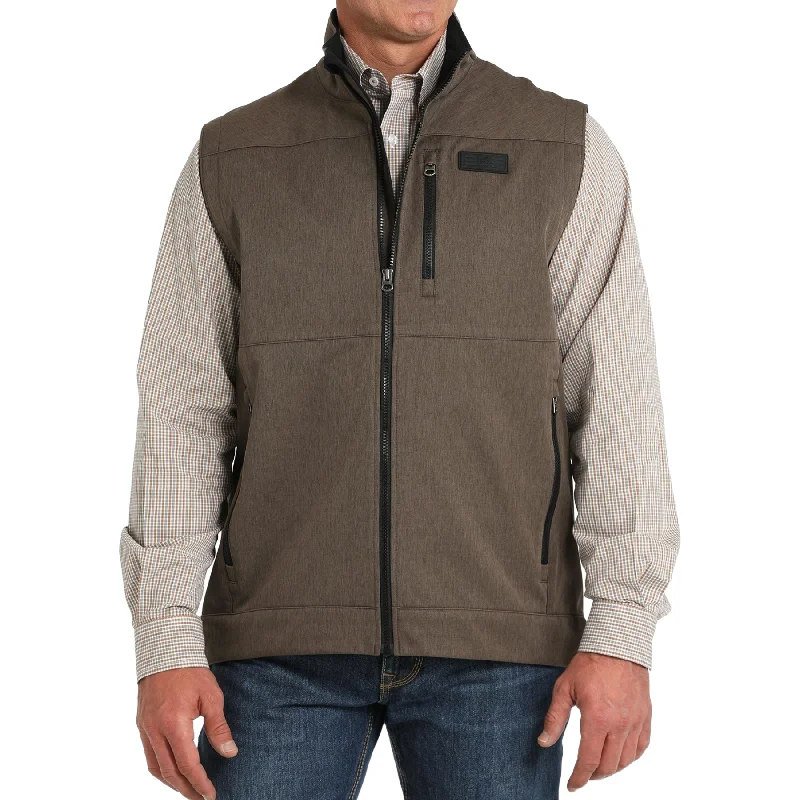 Cinch Mens Brown Bonded Vest MWV151520X Kimono Robe Cloak