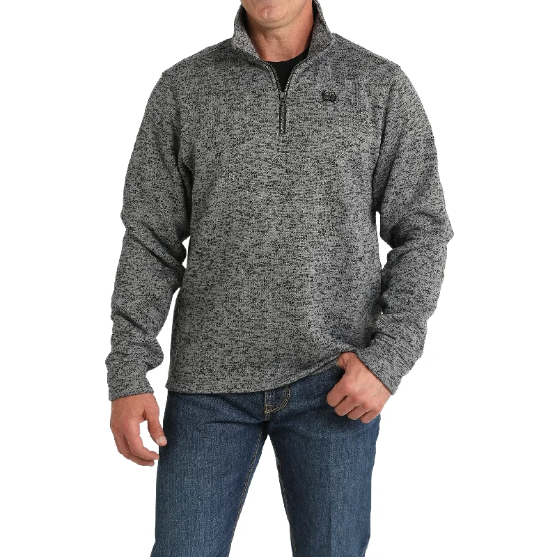Cinch Men's Match Boy's Grey 1/4 Zip Pullover MWK1080014 Square Neck One-Shoulder Off-the-Shoulder Cinch Men's Match Boy's Grey 1/4 Zip Pullover MWK1080014 Square Neck One-Shoulder Off-the-Shoulder