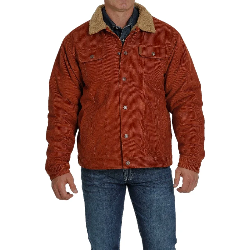 Cinch Men's Rust Corduroy Trucker Jacket MWJ1511005 Lapel Coat Peter Pan Collar Coat Cowl Neck Coat Cinch Men's Rust Corduroy Trucker Jacket MWJ1511005 Lapel Coat Peter Pan Collar Coat Cowl Neck Coat