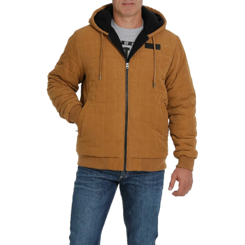 Cinch Men's Sherpa Lined Brown Canvas Hooded Jacket MWJ1554001 Turtleneck Jacket Crew Neck Jacket V-Neck Jacket Cinch Men's Sherpa Lined Brown Canvas Hooded Jacket MWJ1554001 Turtleneck Jacket Crew Neck Jacket V-Neck Jacket
