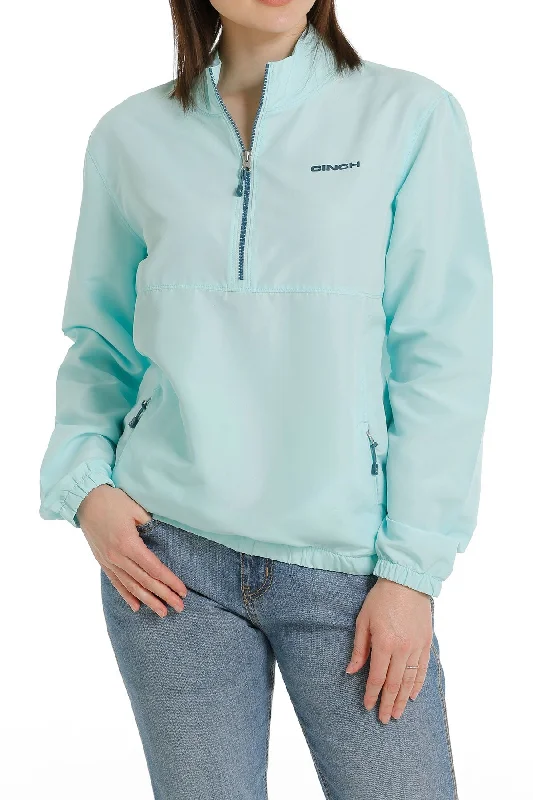 Women's 1/2 Zip Windbreaker Satin Fabric Silk Fabric Chiffon Fabric