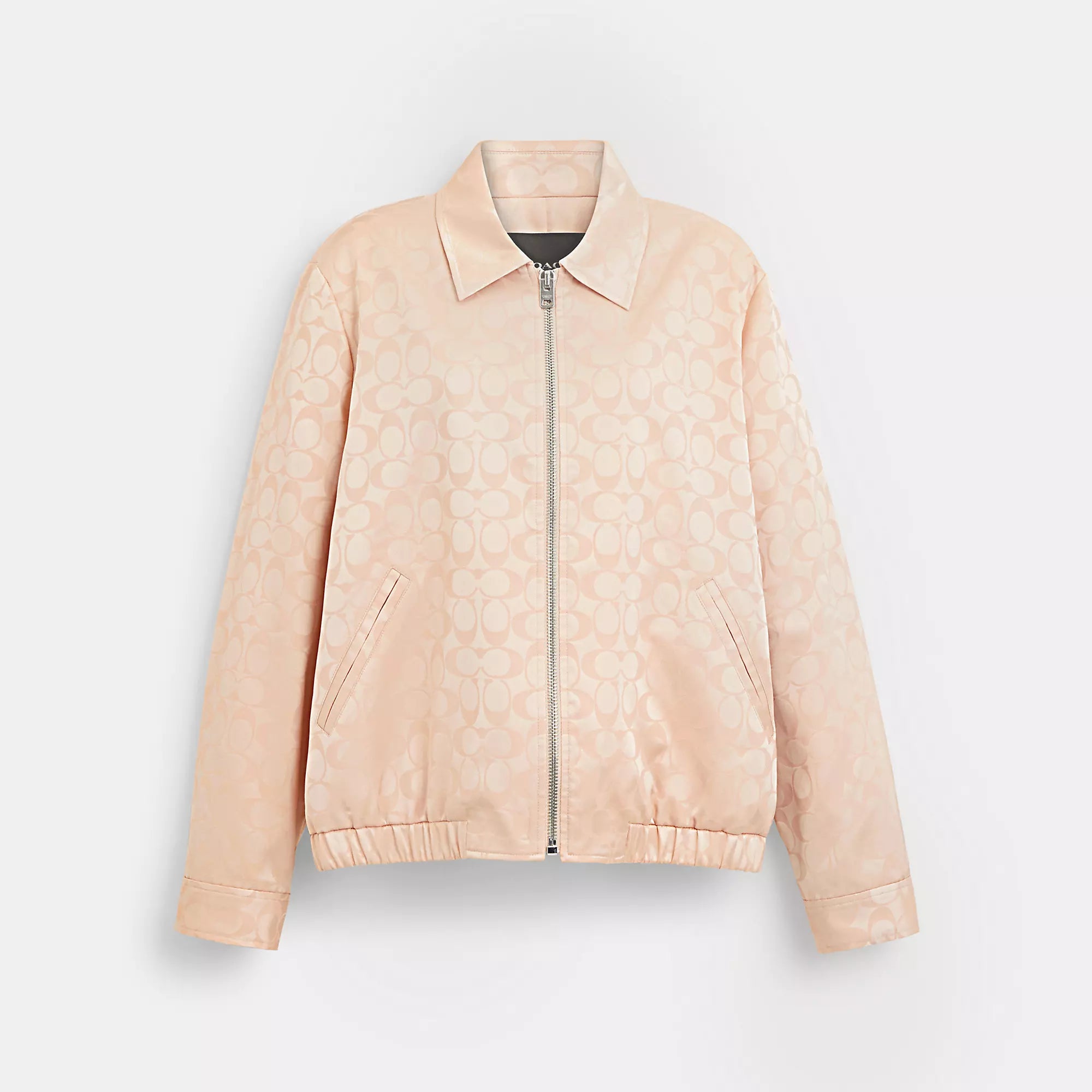 Coach Outlet Tonal Signature Souvenir Jacket Wool Jacket Cashmere Jacket Tweed Jacket