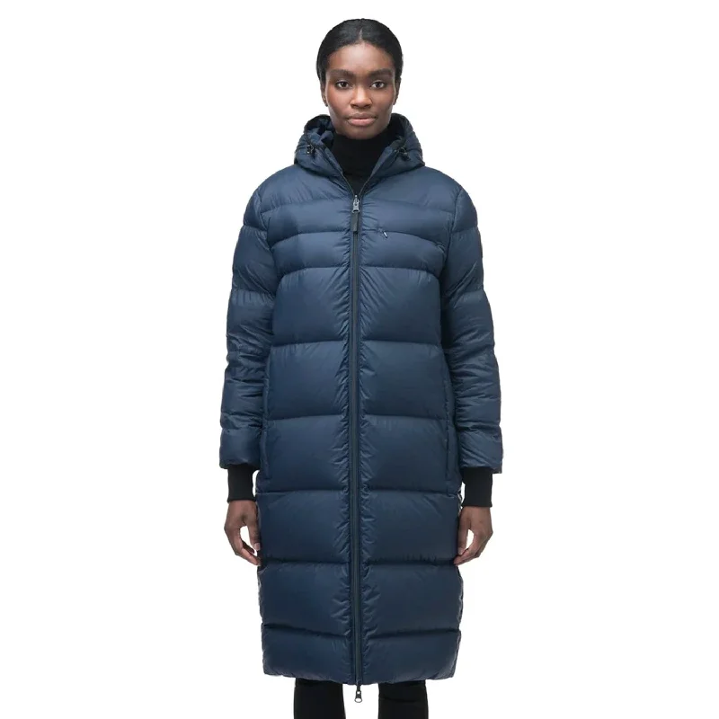 Gibson Women's Reversible Oversized Puffer Marine Warmth-Enhanced Parka