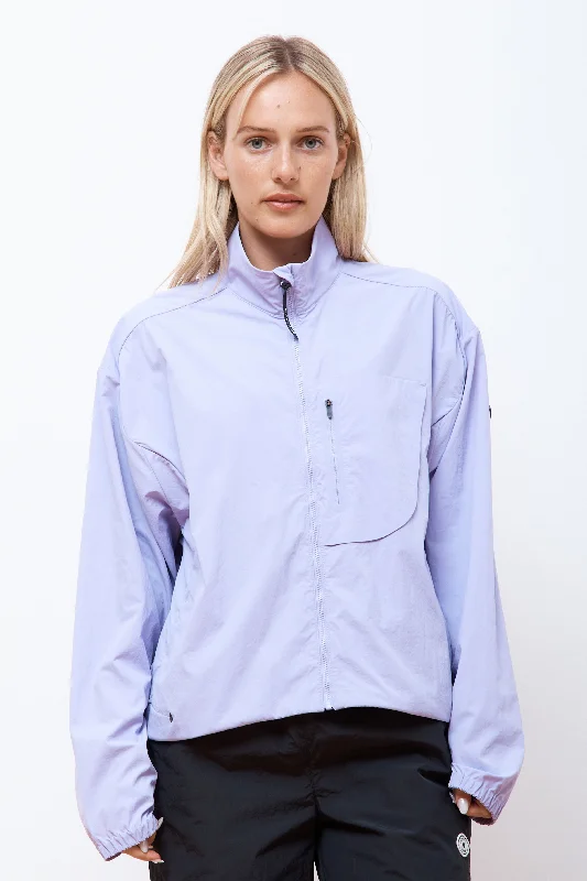 Cropped Recycled DWR Jacket Lilac Military-Inspired Jacket