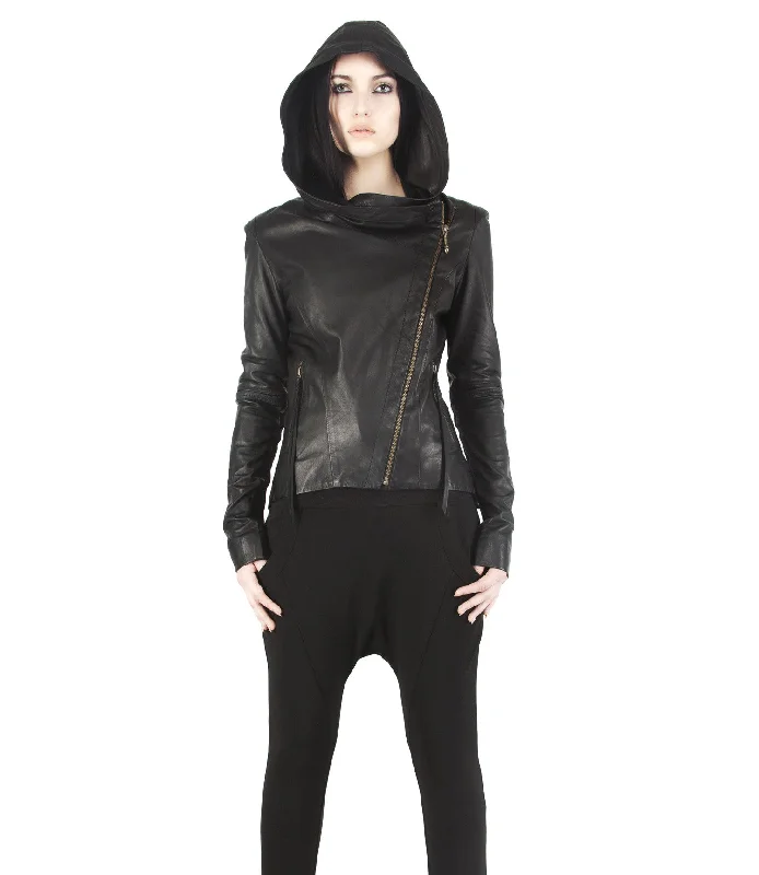 dovetail hoody One-Shoulder Jacket Off-the-Shoulder Jacket Asymmetrical Jacket