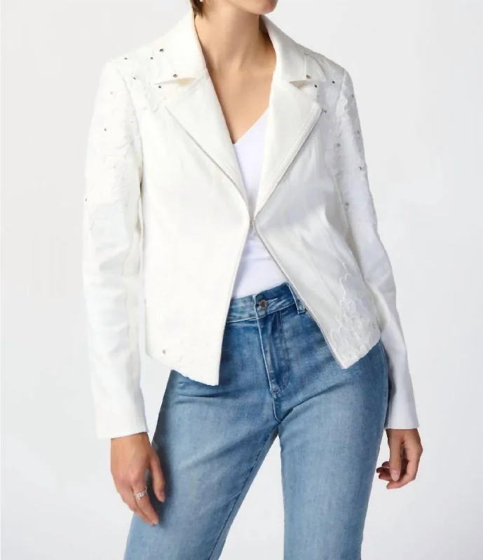 Faux Suede Jacket In Vanilla Chenille Jacket Brocade Jacket Lace Jacket