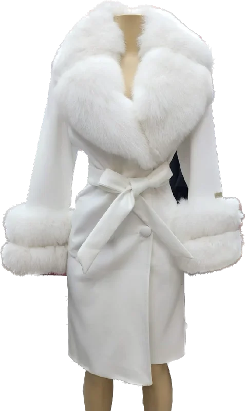 Fox Fur Coat Knit Fabric Woven Fabric Fleece Fabric