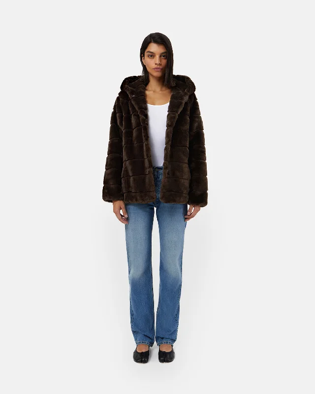 Goldy Espresso Vintage Suede Jacket