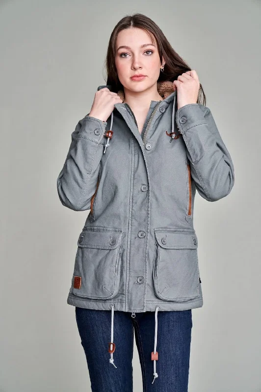 Kimes Ranch Womens Awa Sage Cotton blend Cotton Jacket Ultra-Light Down Coat