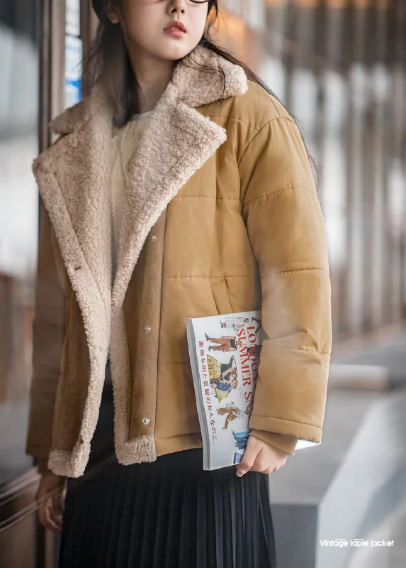 Madden women's retro casual imitation lamb wool cotton clothes autumn and winter new age reduction loose thick coat warm overcoat Soft Thermal Overcoat Madden women's retro casual imitation lamb wool cotton clothes autumn and winter new age reduction loose thick coat warm overcoat Soft Thermal Overcoat