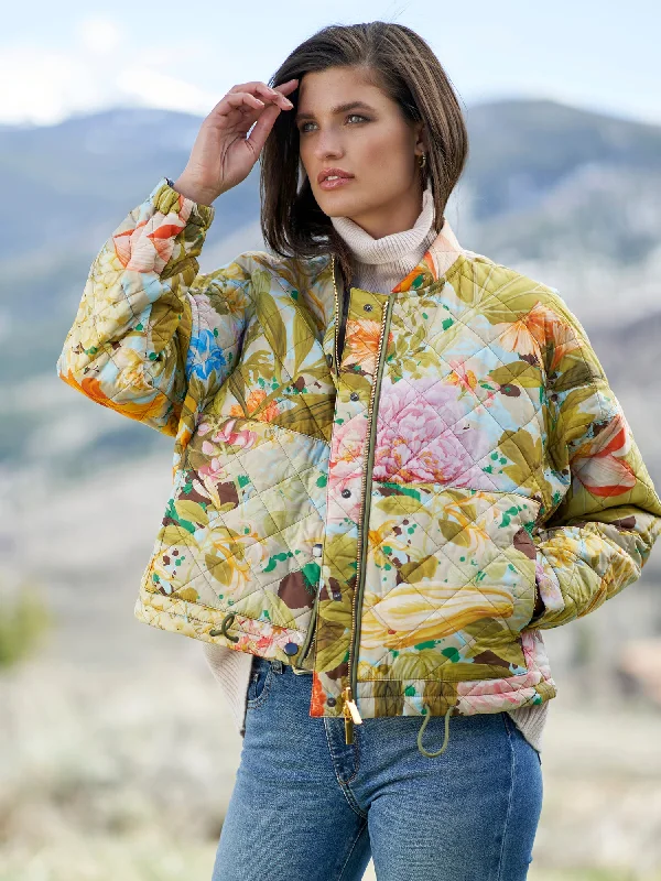 Maria Botanica Reversible Jacket Embroidered Jacket Appliqued Jacket Beaded Jacket