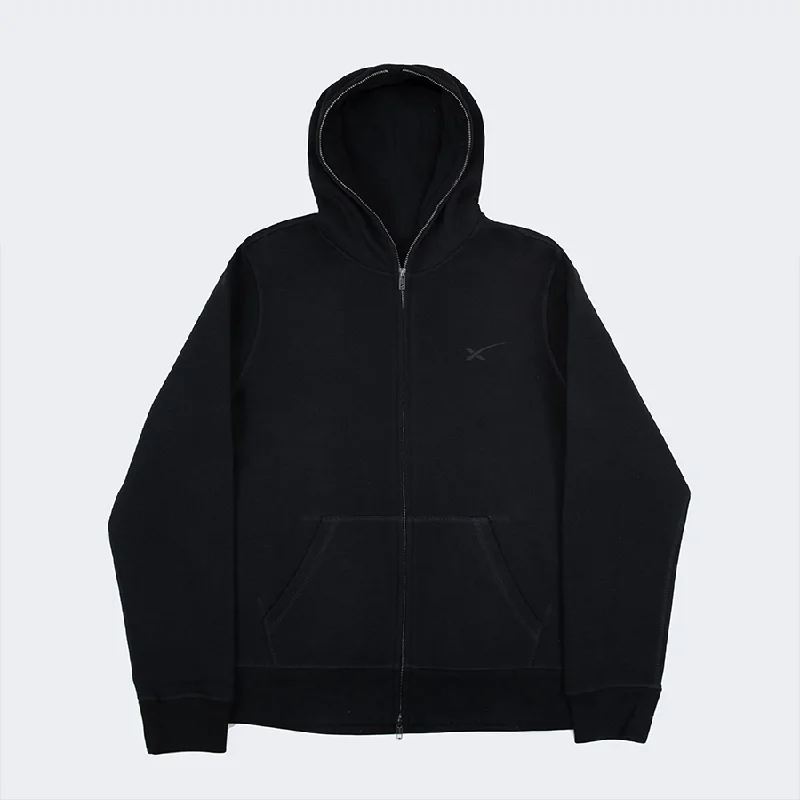 Unisex X Collection Zipper Hoodie Collared Pea Coat