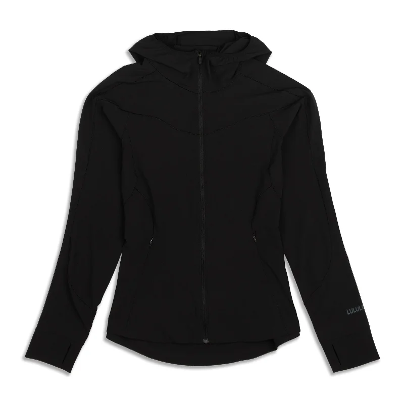Mist Over Windbreaker Double-Breasted Trench