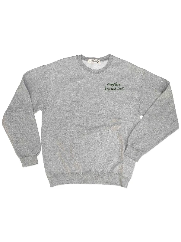 Mother Knows Best Chainstitch Vintaged Sweatshirt Stretchy Active Jacket