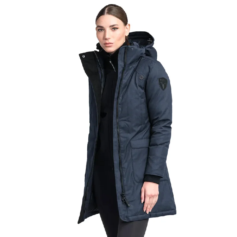 MERIDETH FURLESS LADIES PARKA NAVY Ultra-Soft Sherpa Vest