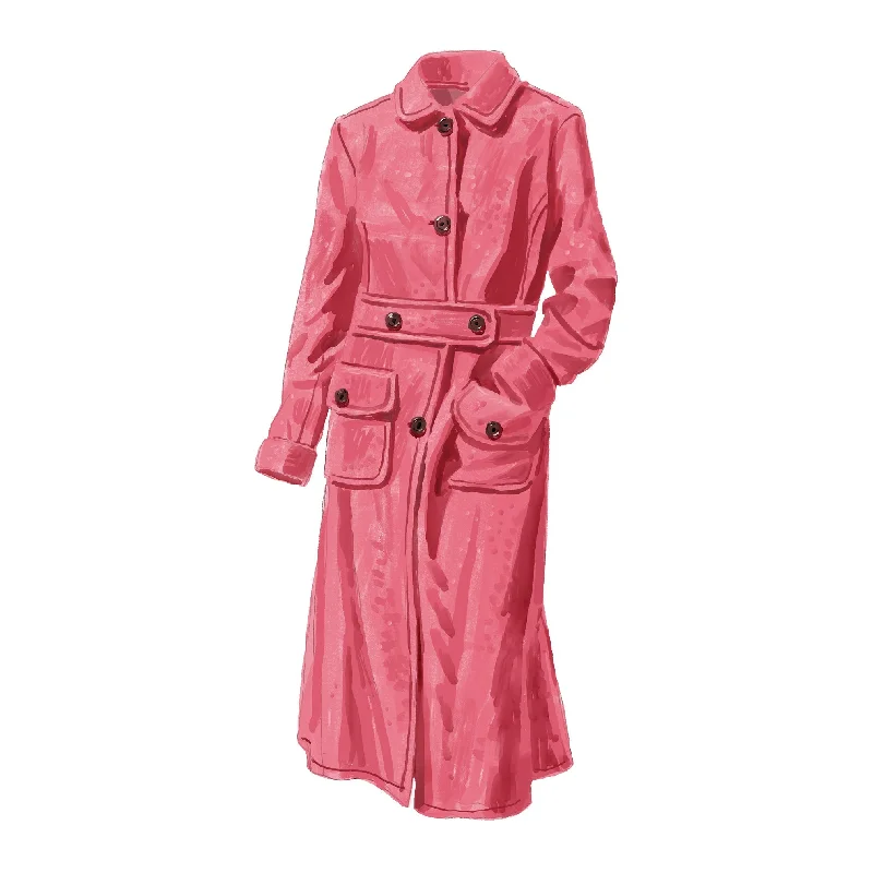 Not So Proper Coat A-Line Swing Coat
