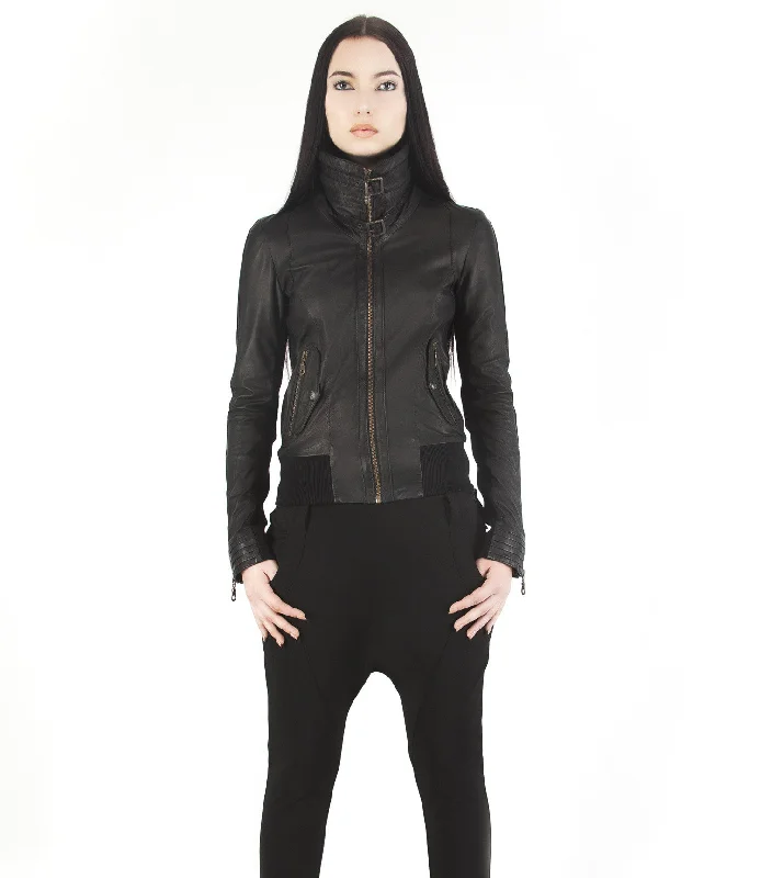puma 2 jacket A-Line Jacket Boat Neck Shawl Collar