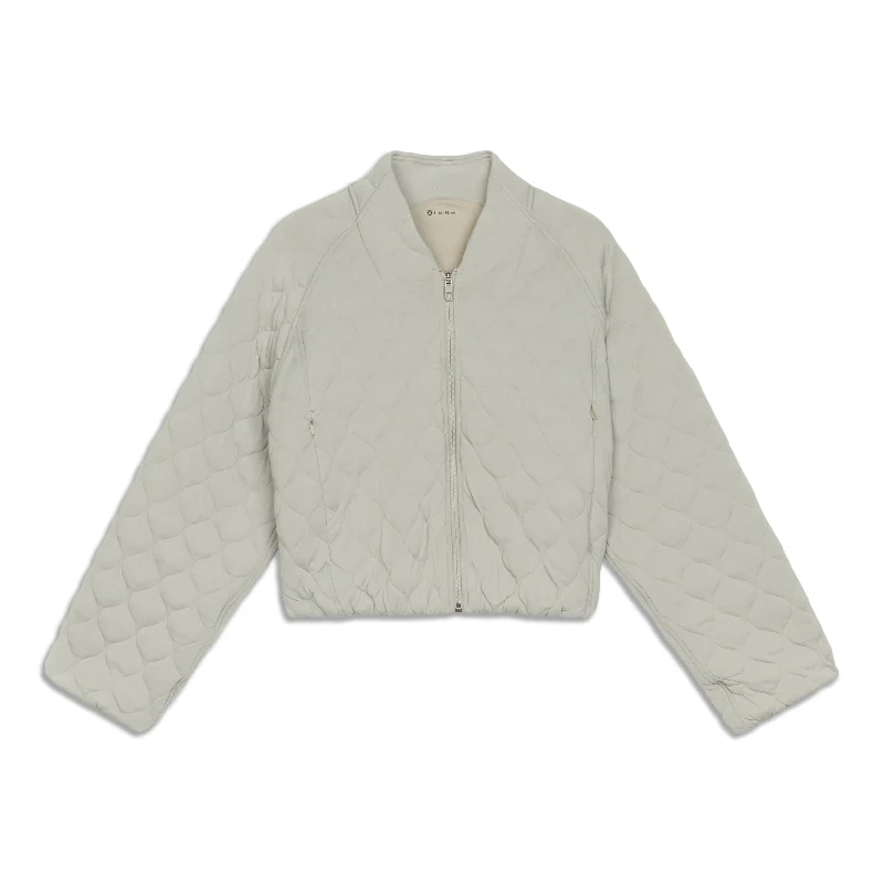 Quilted Bomber Jacket - Resale A-Line Swing Coat