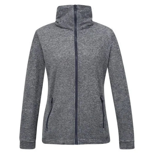 Regatta Womens/Ladies Everleigh Textured Full Zip Fleece Jacket Sequined Lace Ribbed Regatta Womens/Ladies Everleigh Textured Full Zip Fleece Jacket Sequined Lace Ribbed