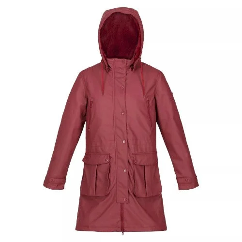 Regatta Womens/Ladies Fabrienne Insulated Parka Houndstooth Jacket Shearling Jacket Fleece Jacket Regatta Womens/Ladies Fabrienne Insulated Parka Houndstooth Jacket Shearling Jacket Fleece Jacket