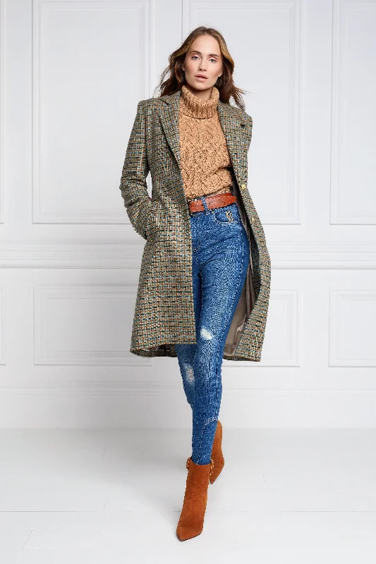 Regency Coat (Bredon Tweed) Hooded Puffer Anorak