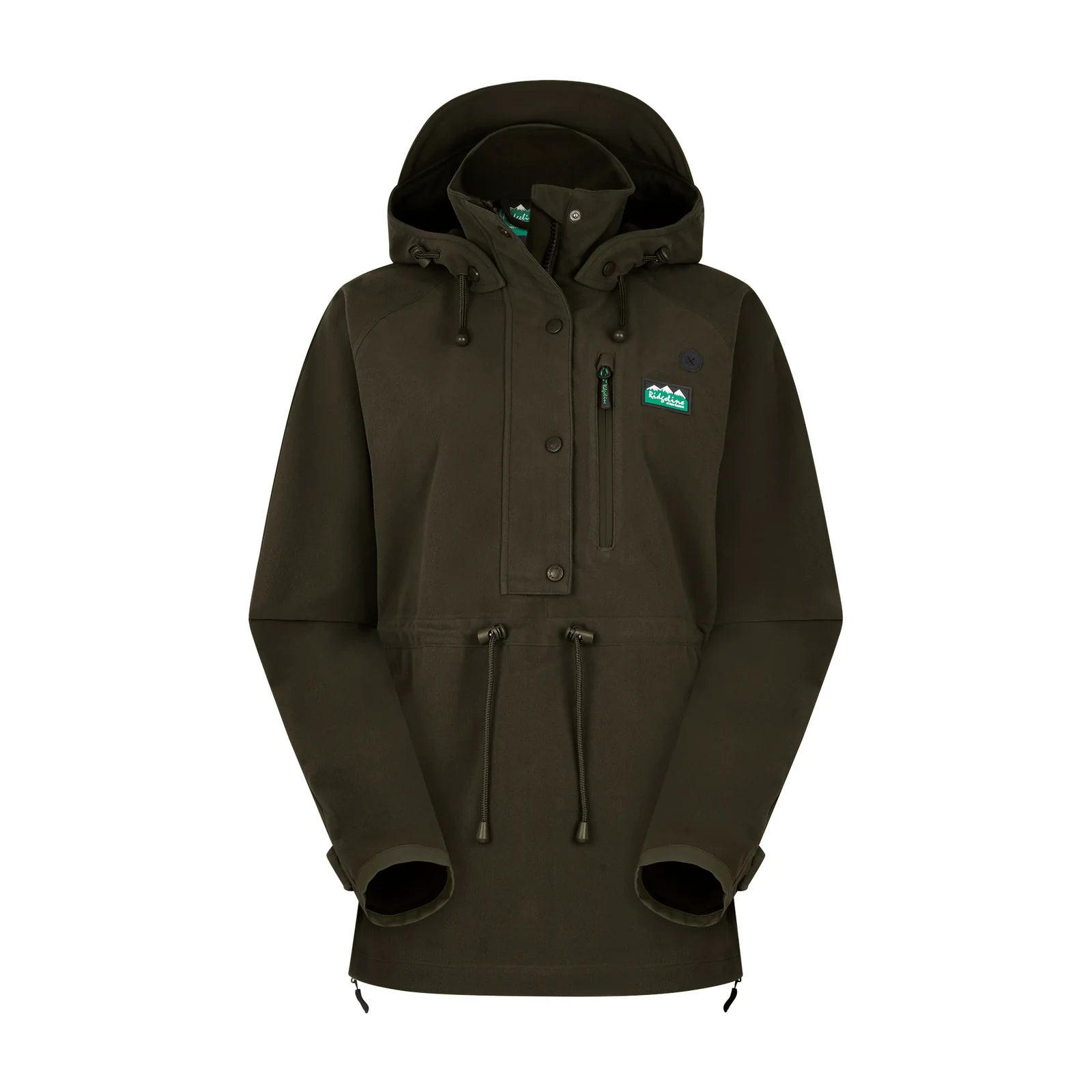Ridgeline Ladies Monsoon Classic II Smock - Deep Forest (NEW MODEL) A-Line Jacket Boat Neck Shawl Collar Ridgeline Ladies Monsoon Classic II Smock - Deep Forest (NEW MODEL) A-Line Jacket Boat Neck Shawl Collar