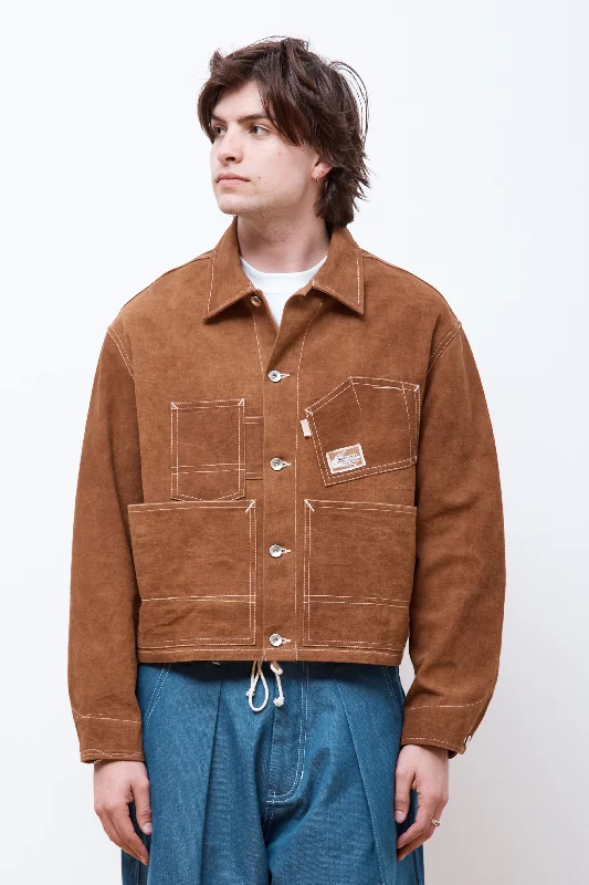 Station Jacket Brown Wonky-Wear Padded Ski Jacket