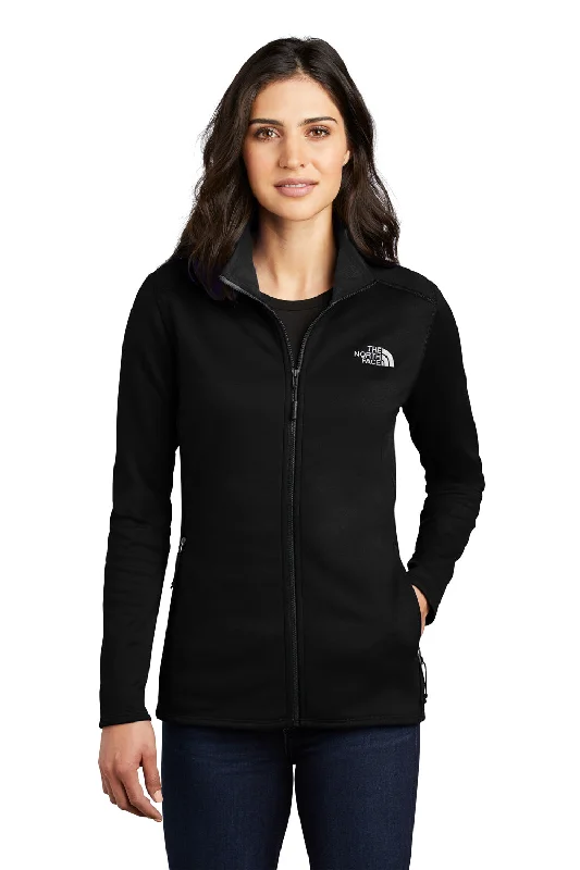 The North Face Womens Skyline Full Zip Fleece Jacket - Black Soft Cashmere Wrap