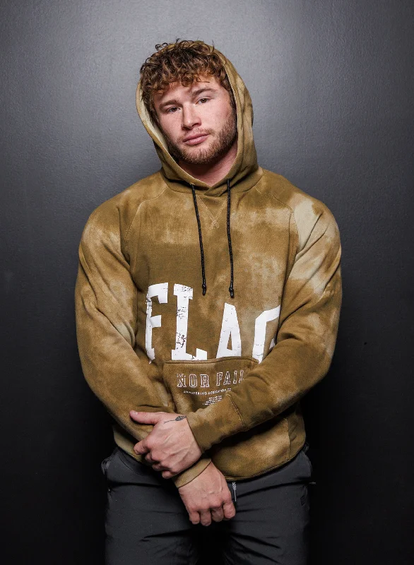 WAVE HOODIE - WEAR & TEAR CAMO Sleek Leather Jacket