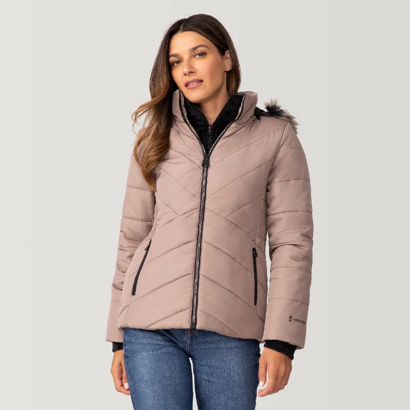 Women's Brisk II Parka Jacket Herringbone Jacket Checkered Jacket Solid Jacket