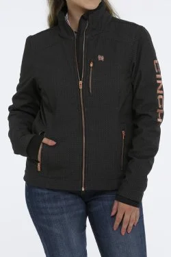 WOMEN'S CONCEALED CARRY BONDED JACKET - BLACK Quilted Puffer Jacket