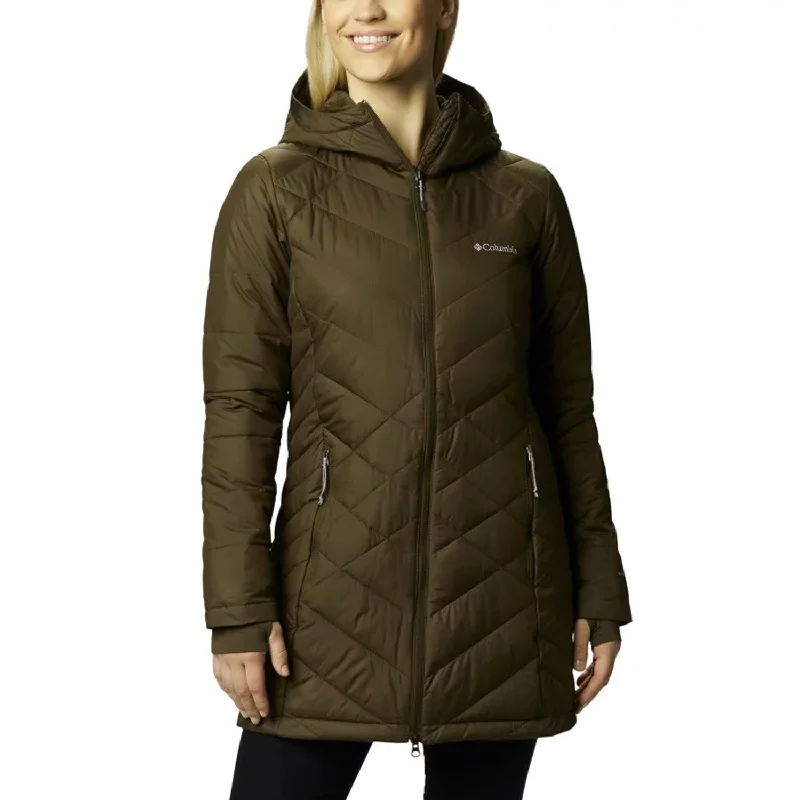 Women's Heavenly Long Hooded Jacket 1738161 Luxe Faux Fur Coat