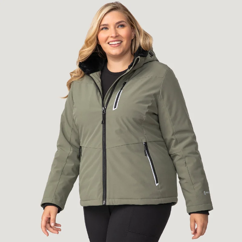 Women's Plus Size FreeCycle® Thermo Super Softshell® II Jacket Denim Jacket Leather Jacket Suede Jacket
