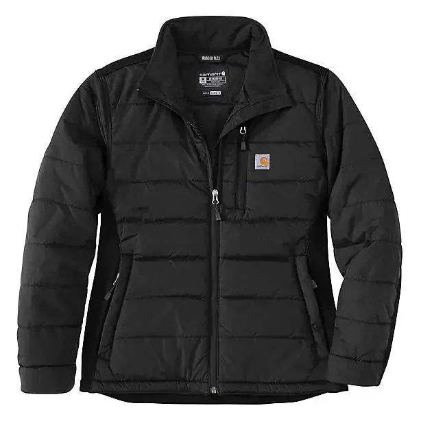 Women's Rain Defender Lightweight Insulated Jacket 105912 Buttoned Peplum Coat