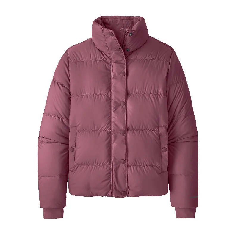 Women's Silent Down Jacket Stand-Up Collar Roll-Neck Collar Turtle Neck