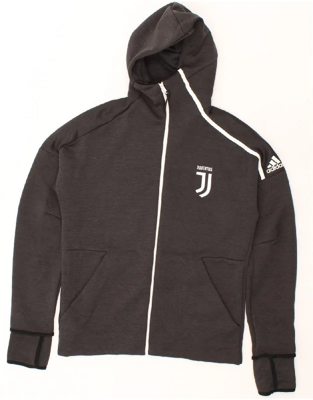 ADIDAS Mens Juventus Zip Hoodie Sweater Medium Grey Hooded Sweatshirt Casual Wear Street Style ADIDAS Mens Juventus Zip Hoodie Sweater Medium Grey Hooded Sweatshirt Casual Wear Street Style