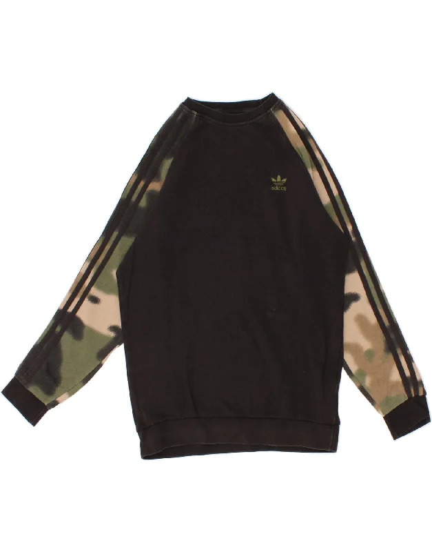 ADIDAS Mens Sweatshirt Jumper Medium Black Camouflage Cotton Hoodie with Tie-Dye Psychedelic Retro ADIDAS Mens Sweatshirt Jumper Medium Black Camouflage Cotton Hoodie with Tie-Dye Psychedelic Retro