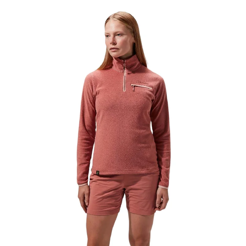 Berghaus Prism 2.0 Micro Half Zip Polartec Womens Fleece Hoodie with Earth Tones Natural Calm Berghaus Prism 2.0 Micro Half Zip Polartec Womens Fleece Hoodie with Earth Tones Natural Calm