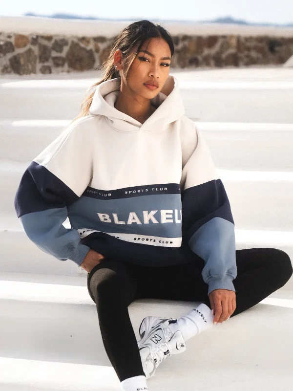 Alpine Oversized Hoodie - Light Blue Hoodie with Longline Fit Extended Stylish