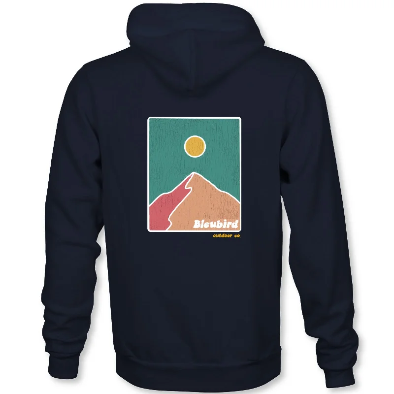 Bleubird Unisex Picos Pullover Hoodie - Navy Hoodie with Elastic Waist Stretchable Comfortable Bleubird Unisex Picos Pullover Hoodie - Navy Hoodie with Elastic Waist Stretchable Comfortable