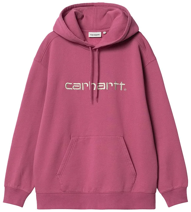 Carhartt WIP Womens Hooded Carhartt Sweatshirt Megenta Tonic Hoodie Jacket Zipper Layering Carhartt WIP Womens Hooded Carhartt Sweatshirt Megenta Tonic Hoodie Jacket Zipper Layering